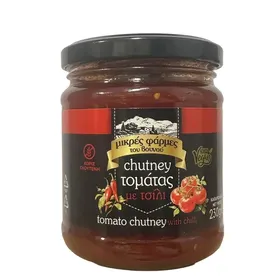ΜΙΚΡΕΣ ΦΑΡΜΕΣ ΤΟΥ ΒΟΥΝΟΥ Chutney Τομάτας με Τσίλι 230γρ