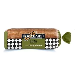 ΚΑΤΣΕΛΗΣ ΤΟ ΠΑΡΑΔΟΣΙΑΚΟ Ψωμί ολικής σε φέτες 720γρ.