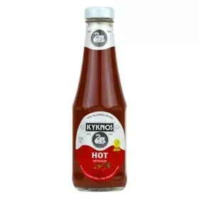 KYKNOS ΚΕΤΣΑΠ ΗΟΤ ΣΕ ΓΥΑΛΙΝΗ ΦΙΑΛΗ 330g/292ml