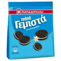 Μπισκότα Mini Γεμιστά με Γεύση Βανίλια Παπαδοπούλου 90 g