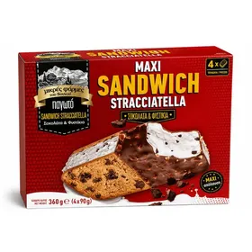 παγωτό maxi sandwich stracciatella 4τεμ.