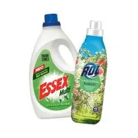 Combo Απορρυπαντικό Πλυντηρίου Ρούχων Essex Multi 75 μεζ & Συμπυκνωμένο Μαλακτικό Ρούχων Kampos Rol 900ml