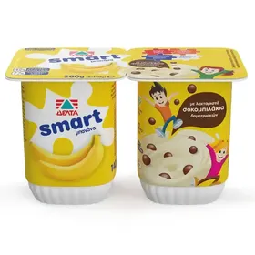 Δέλτα Smart Επιδόρπιο Γιαουρτιού Μπανάνα 2x140γρ.