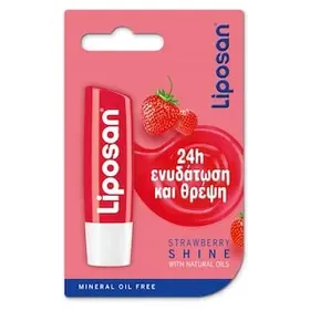 LIPOSAN Ενυδατικό Χειλιών Fruity Shine Φράουλα 4.8g