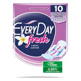 Every Day Fresh Σερβιέτες Ultra Plus Maxi Night 10τεμ.