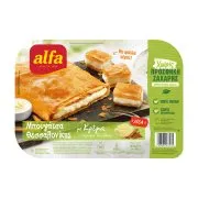 Μπουγάτσα Θεσσαλονίκης ALFA με Κρέμα Άρωμα Βανίλιας Vegan Χωρίς προσθήκη ζάχαρης 450g