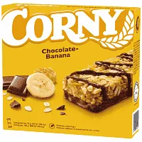 Corny Μπάρα Με Σοκολάτα & Μπανάνα 6x25gr