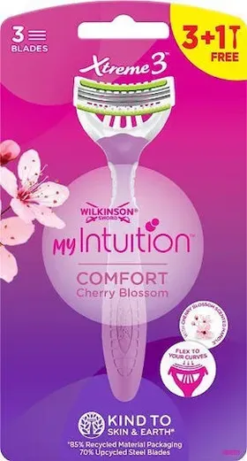 WILKINSON Xtreme 3 my intuition comfort ξυραφάκια μιας χρήσης 4 τεμαχίων