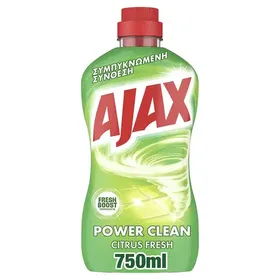 Ajax Power Clean Cit. Υγρό Καθαριστικό 750ml