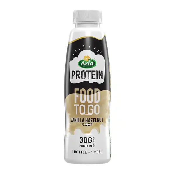 Arla Protein Food To Go Vanilla Hazelnut 500ml.