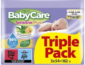 Babycare Sensitive Plus Μωρομάντηλα Triple Pack