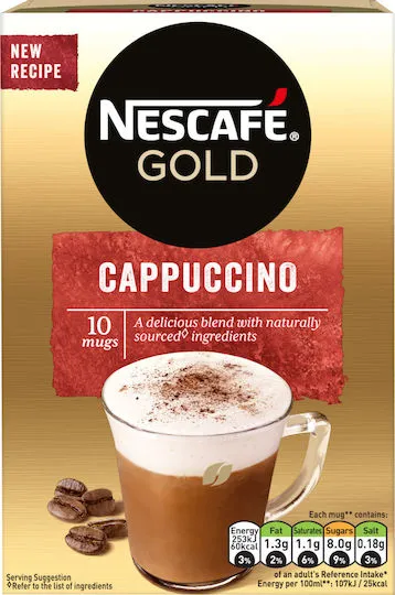 Όλοι οι στιγμιαίοι καφέδες gold mixes NESCAFE (Η τιμή αφορά τον cappuccino 10x14gr)