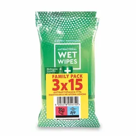 Υγρομάντηλα MR. GRAND antibacterial lemon 3Χ15τεμ.