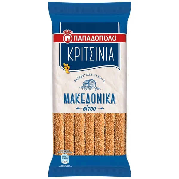 ΠΑΠΑΔΟΠΟΥΛΟΥ Κριτσίνια Μακεδονικά Σίτου 200g