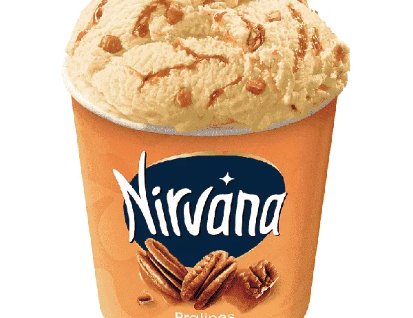 NIRVANA pralines & cream παγωτό 549g (750ml)