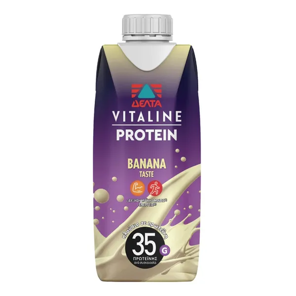 Δέλτα Vitaline Ρόφημα Πρωτεϊνης Μπανάνα 330ml