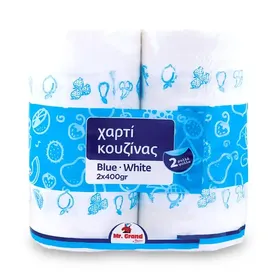 Χαρτί κουζίνας MR. GRAND λευκό 252γρ. 2τεμ.