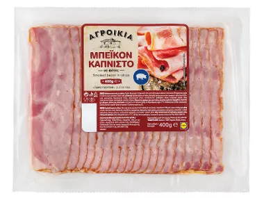 Μπέικον καπνιστό σε φέτες 400 g