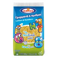 Παιδικά Ζυμαρικά Γράμματα και Αριθμοί Ήλιος 500 g