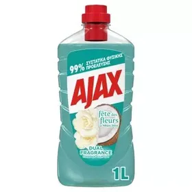 Ajax Γιορτή Λουλουδιών Γαρδένια & Καρύδα Καθαριστικό Πατώματος 1000ml