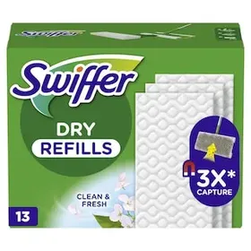 SWIFFER Στεγνά Πανάκια Clean & Fresh Ανταλλακτικά 13 Τεμάχια