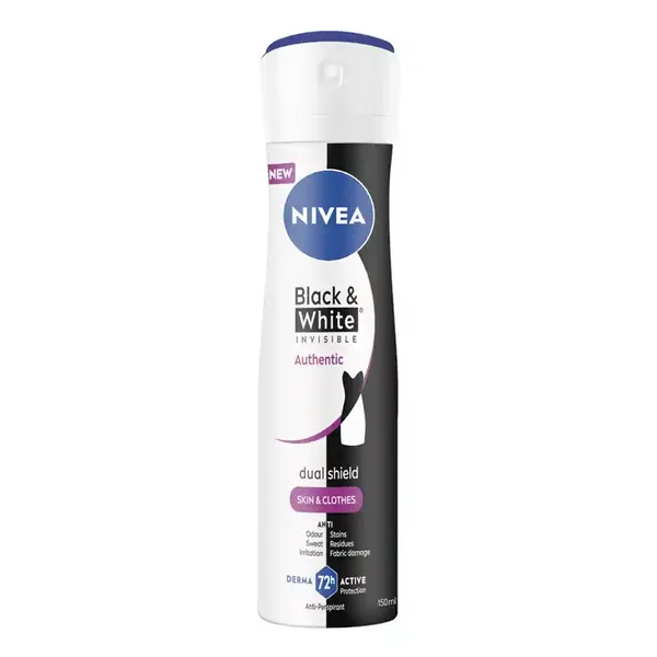 Nivea Αποσμητικό Σώματος Σπρέυ Black & White Authentic 150ml