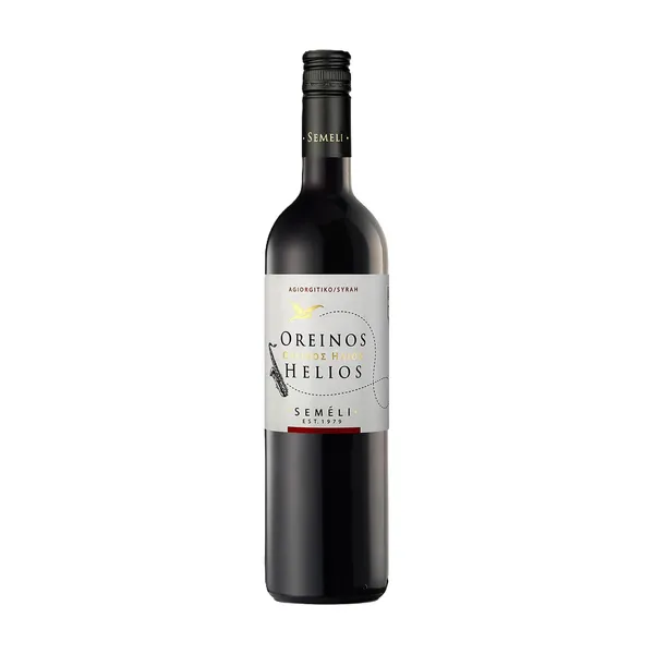 ΟΡΕΙΝΟΣ ΗΛΙΟΣ Semeli Λευκός Οίνος ΠΓΕ 750ml + Ερυθρός Οίνος ΠΓΕ 750ml