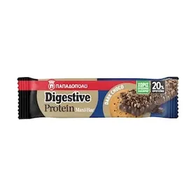 Παπαδοπούλου Digestive Μπάρα Δημητριακών Με Πρωτεΐνη Maxi 50γρ.