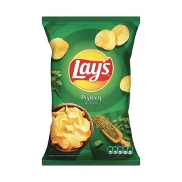 LAY'S CHIPS Ρίγανη, Αλάτι / RUFFLES ΚΥΜΑΤΙΣΤΑ ΠΑΤΑΤΑΚΙΑ Αλάτι, Ρίγανη 140g
