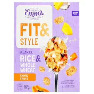 EMMA Δημητριακά Fit & Style Εξωτικά Φρούτα 375g