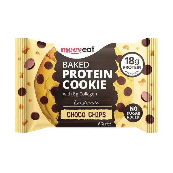 Μπισκότο MOOVEAT 30% protein choco chips 60γρ.