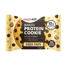 Μπισκότο MOOVEAT 30% protein choco chips 60γρ.