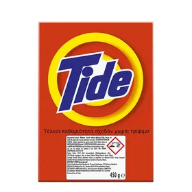 Tide Απορρυπαντικό Ρούχων Σκόνη Για Πλύσιμο Στο Χέρι 450γρ.