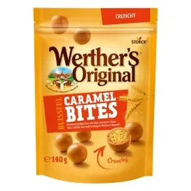 Σοκολατένιες μπαλίτσες WERTHERS crunchy caramel bites 140gr