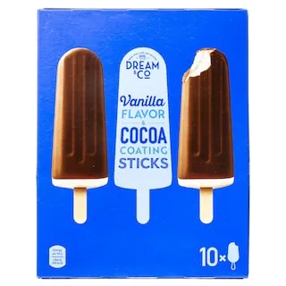 DREAM & CO Παγωτό Ξυλάκι Βανίλια Κακάο 10x40g