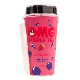 Bubble Tea Raspberry cup 270ml