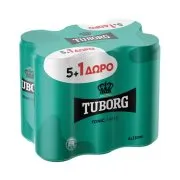 TUBORG Τόνικ 5x330ml +1 Δώρο