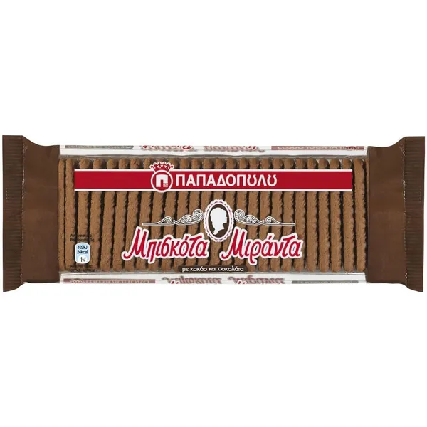 ΜΙΡΑΝΤΑ Μπισκότα Κακάο Σοκολάτα 130g