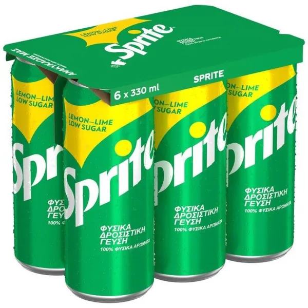 LEMON - LIME ΑΝΑΨΥΚΤΙΚΑ Low Sugar 6x330ml