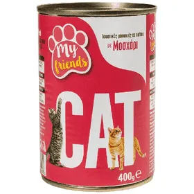 My Friends Κονσέρβα Γάτας Με Μοσχάρι 400gr