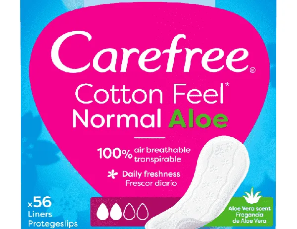 CAREFREE σερβιετάκια με Αλόη 56τεμ.