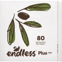 Χαρτοπετσέτες Plus "Ελιά" Endless 30x30 126g-80φ
