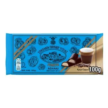 Παυλίδης Σοκολάτα Υγείας Κρέμα Cappuccino 100G