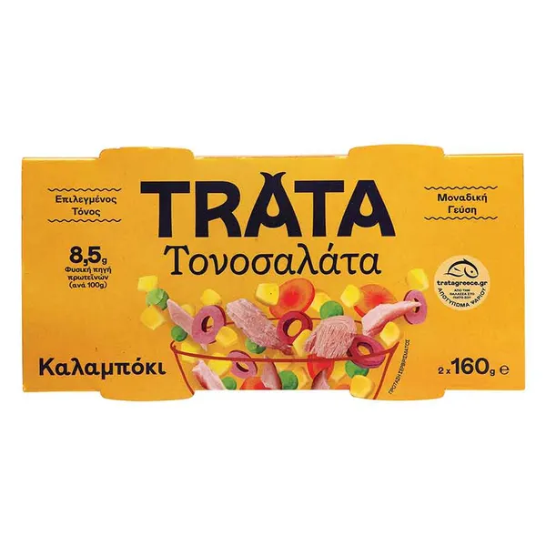 Τονοσαλάτα με Καλαμπόκι Trata 2x160 g