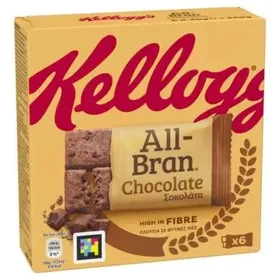 Kellogg's Bars All Bran Choco Bar 6x40gr