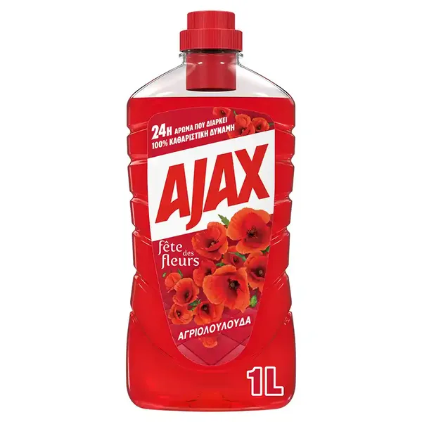 Ajax Αγριολούλουδα Υγρό Καθαριστικό Πατώματος 1000ml