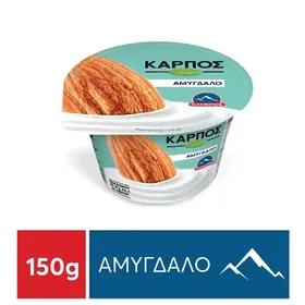 Φυτικό επιδόρπιο αμύγδαλο ΟΛΥΜΠΟΣ καρπός μύρτιλο, φράουλα χ. γλουτένη 150γρ.