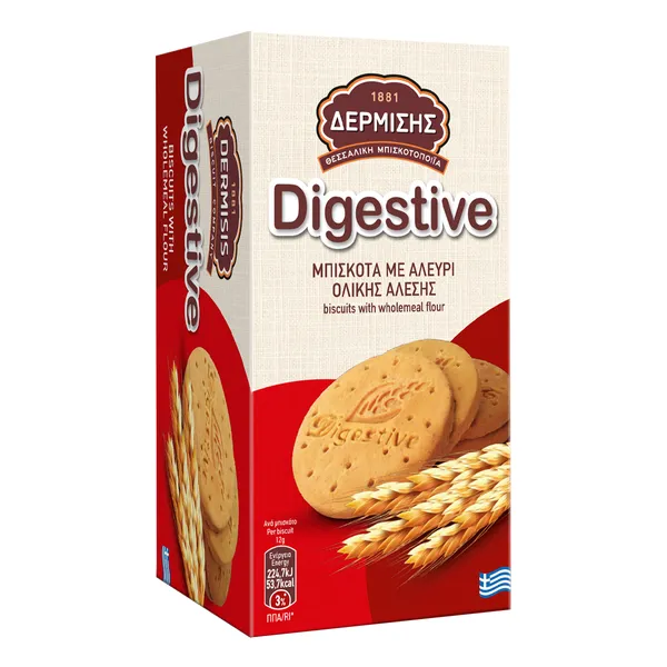 Μπισκότα digestive ΔΕΡΜΙΣΗΣ 220gr