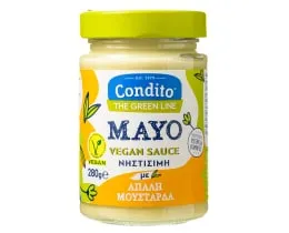 Mayo vegan sauce κλασική ή με μουστάρδα