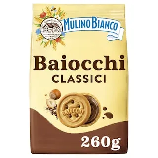 BARILLA Μπισκότα Baiocchi Γεμιστά με Σοκολάτα 260g